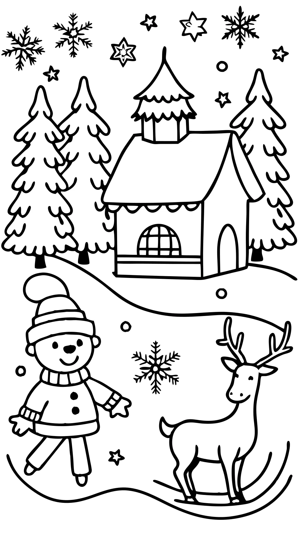 printable coloring pages winter